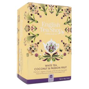   English Tea Shop Bio Fehér tea - Kókusz és Maracuja 20 filter