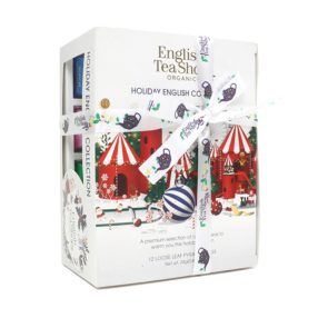   English Tea Shop Karácsonyi British toys selyempiramis filteres bio teaválogatás