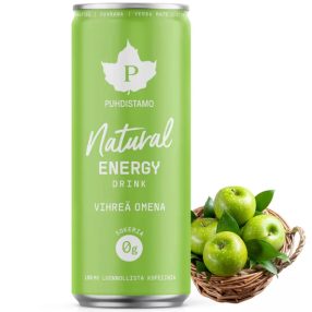 PUHDISTAMO Természetes Energiaital - Zöld alma