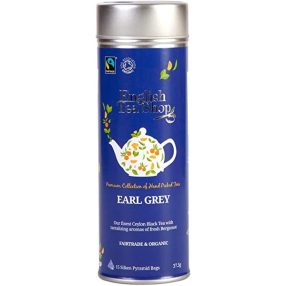   English Tea Shop Bio tea - Earl Grey 15 selyempiramis filter fémdobozban