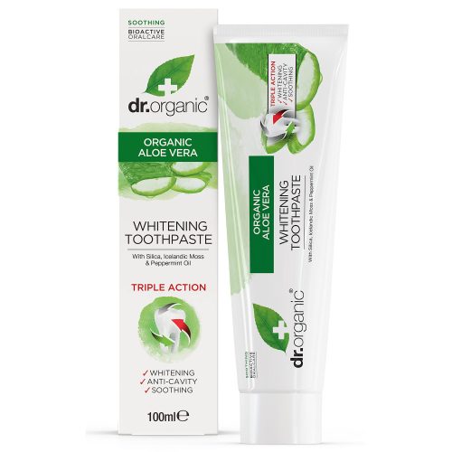 Dr. Organic Aloe Vera Fehérítő fogkrém 100ml