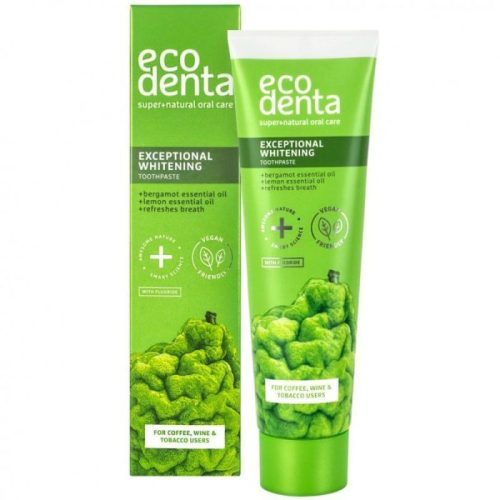 Ecodenta Fehérítő fogkrém bergamot- és citromolajjal
