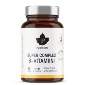PUHDISTAMO Super B-komplex vitamin, 60 kapszula 