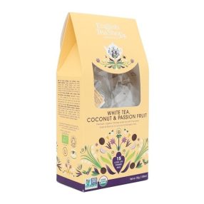  English Tea Shop Bio fehér tea - Kókusz és maracuja 15 selyempiramis filter