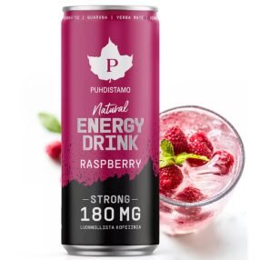 PUHDISTAMO Természetes Energiaital - Málna (erős)