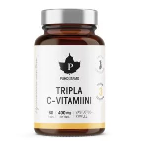 PUHDISTAMO Tripla C-vitamin 60 kapszula