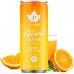 PUHDISTAMO Természetes Energiaital - Narancs limonádé